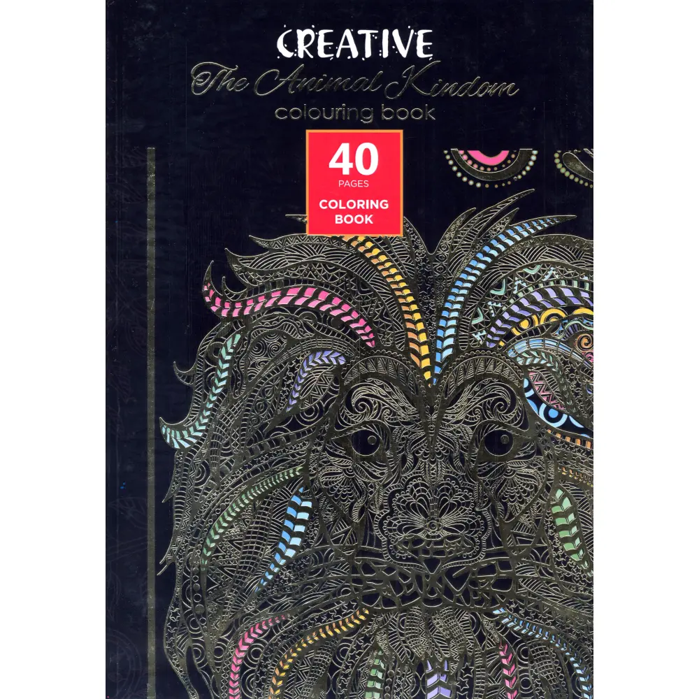 Pobarvanka CREATIVE odrasla živali 40l
