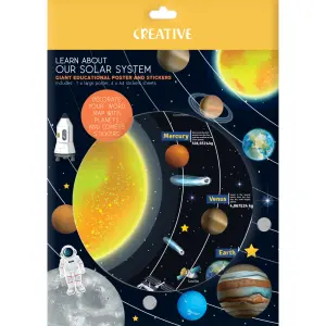 Poster z nalepkami Univers