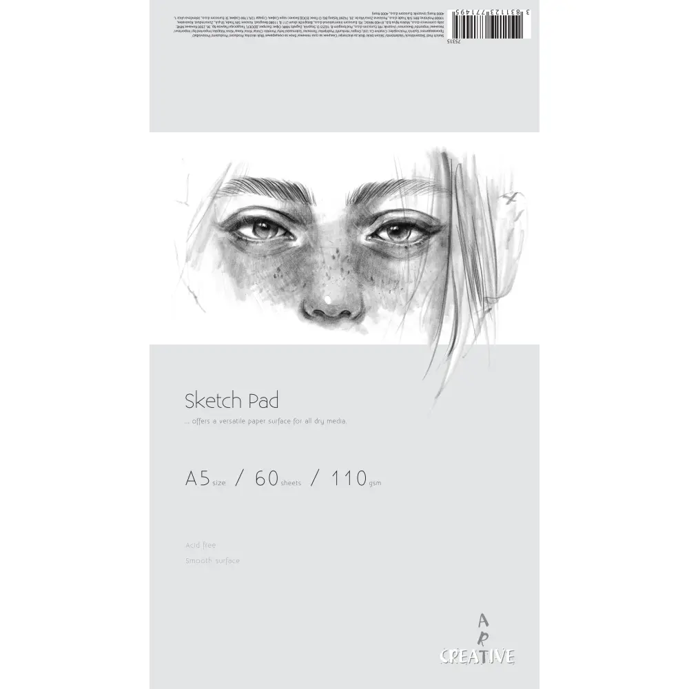 Skicirni blok Creative A5 60L 110GR.