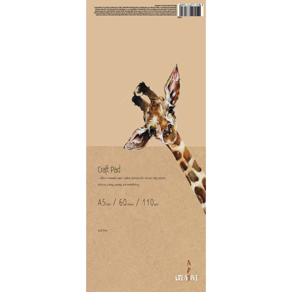 Skicirni blok kraf Creative A5 60L 110G