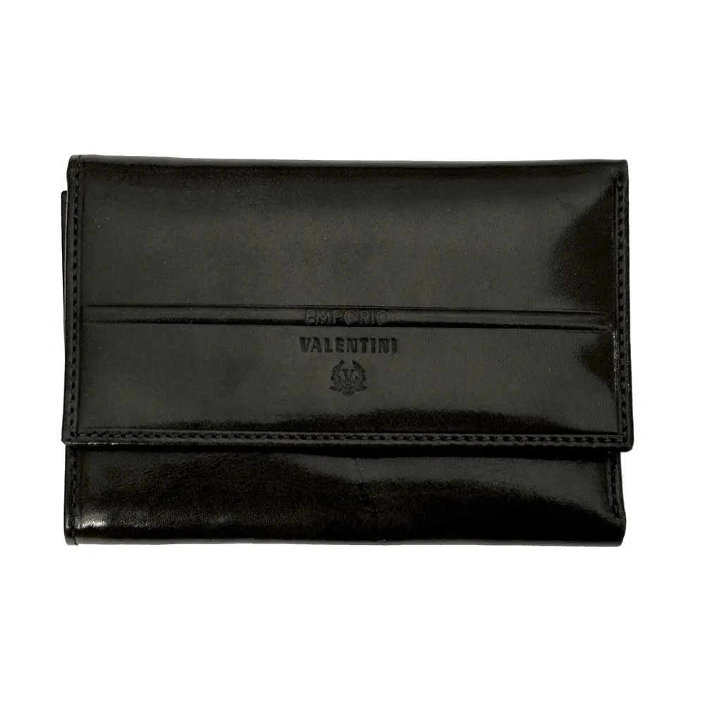 Denarnica usnjena Valentini ženska črna