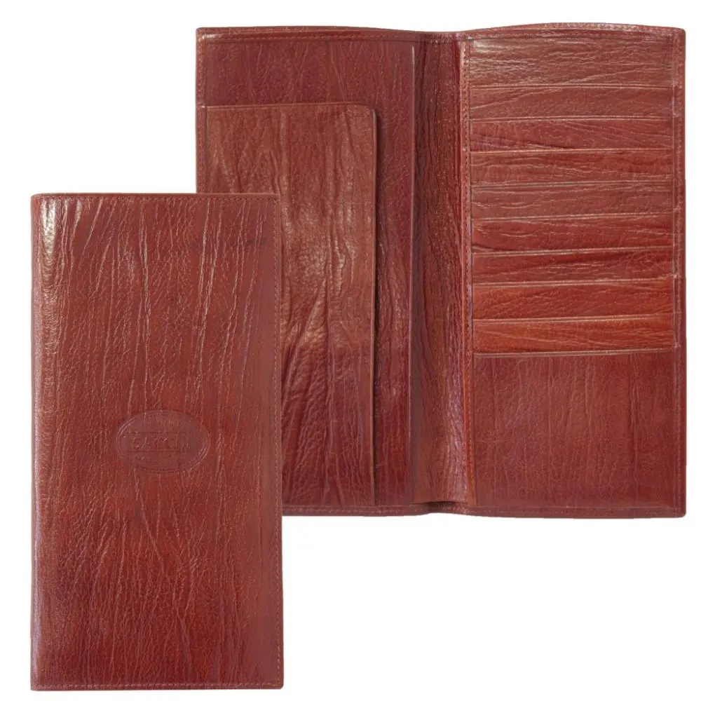 Usnjena business denarnica rjava