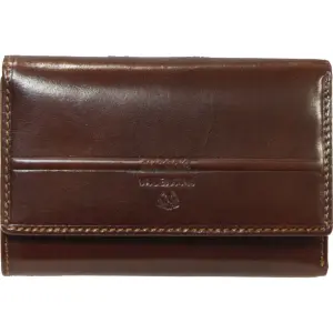 Usnjena denarnica Leonardo ženska rjava