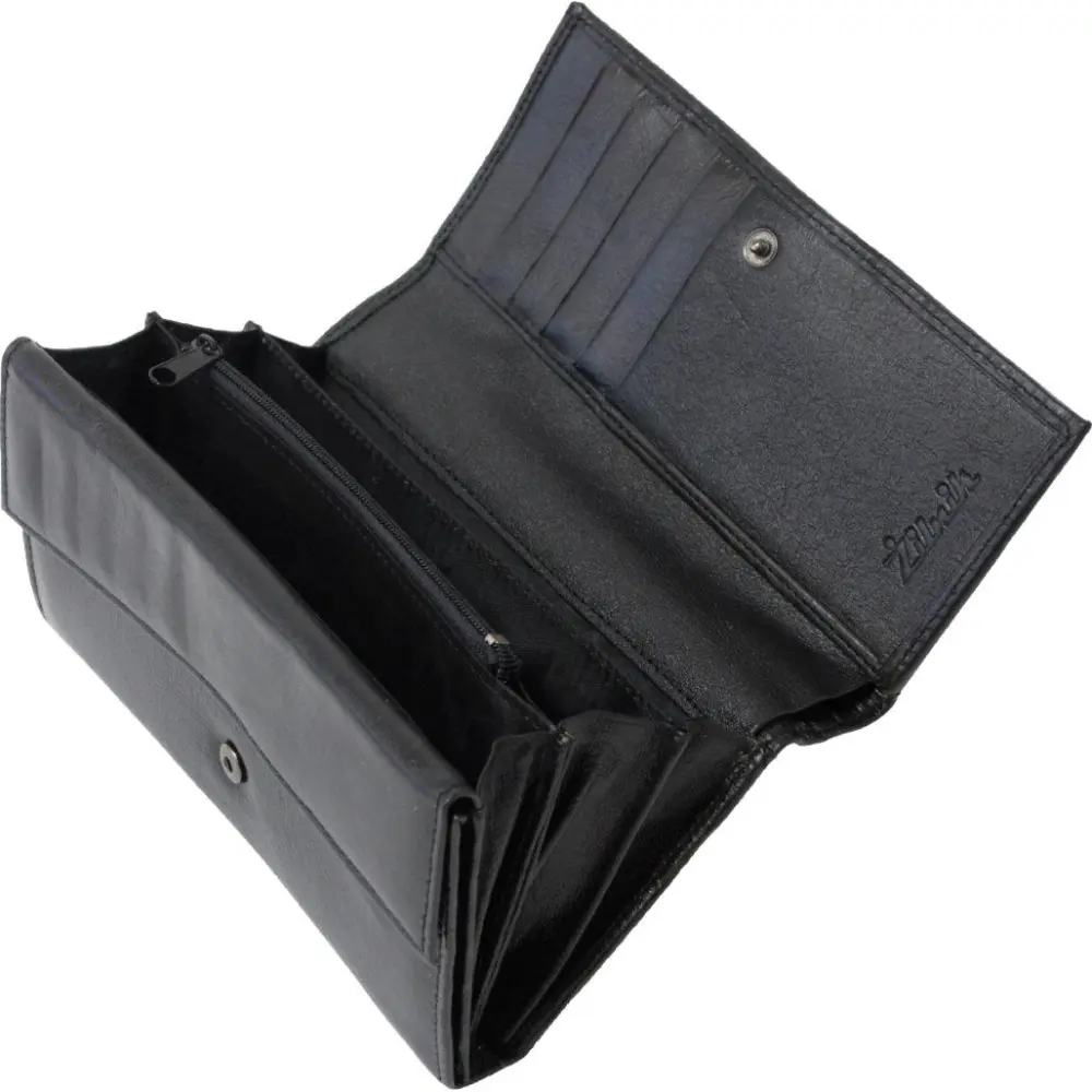 Usnjena denarnica moška črna