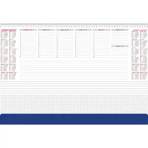 Koledar Podloga Pvc Zavih modra 2026