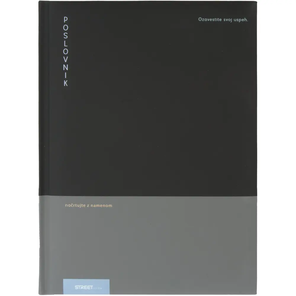 Poslovnik Uspeh črno/siv