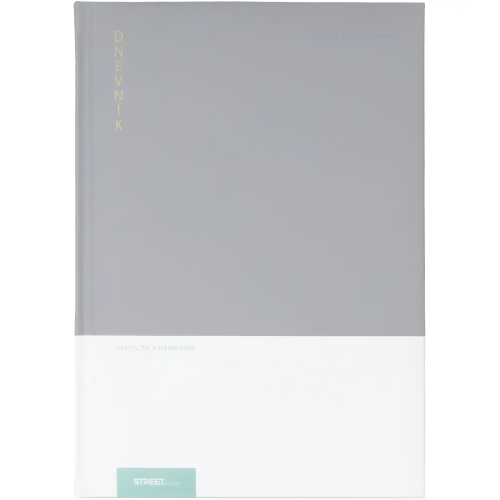 Dnevnik Uspeh sivo/bel