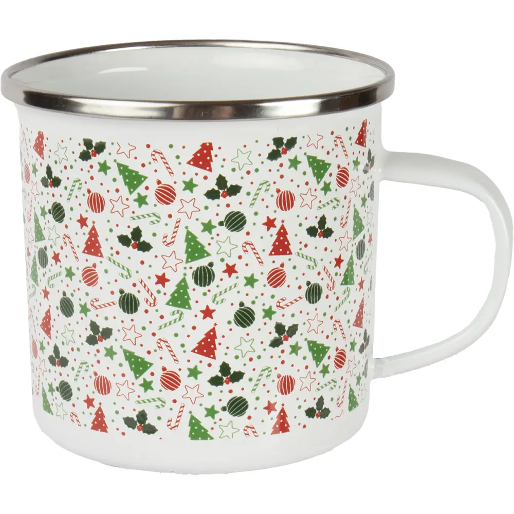 Emajlirana skodelica Retro 350 ml