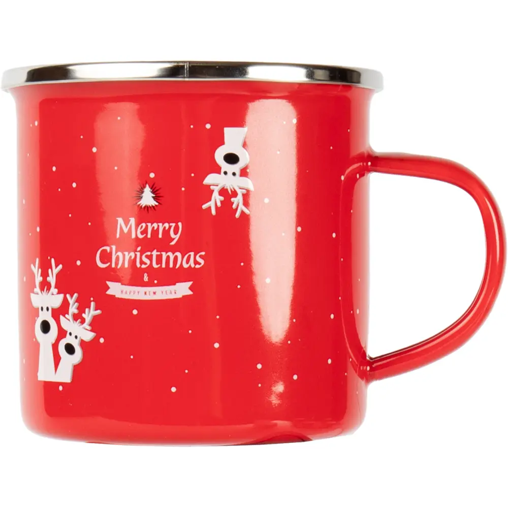 Emajlirana skodelica Retro 350 ml