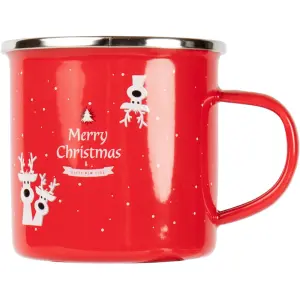 Emajlirana skodelica Retro 350 ml