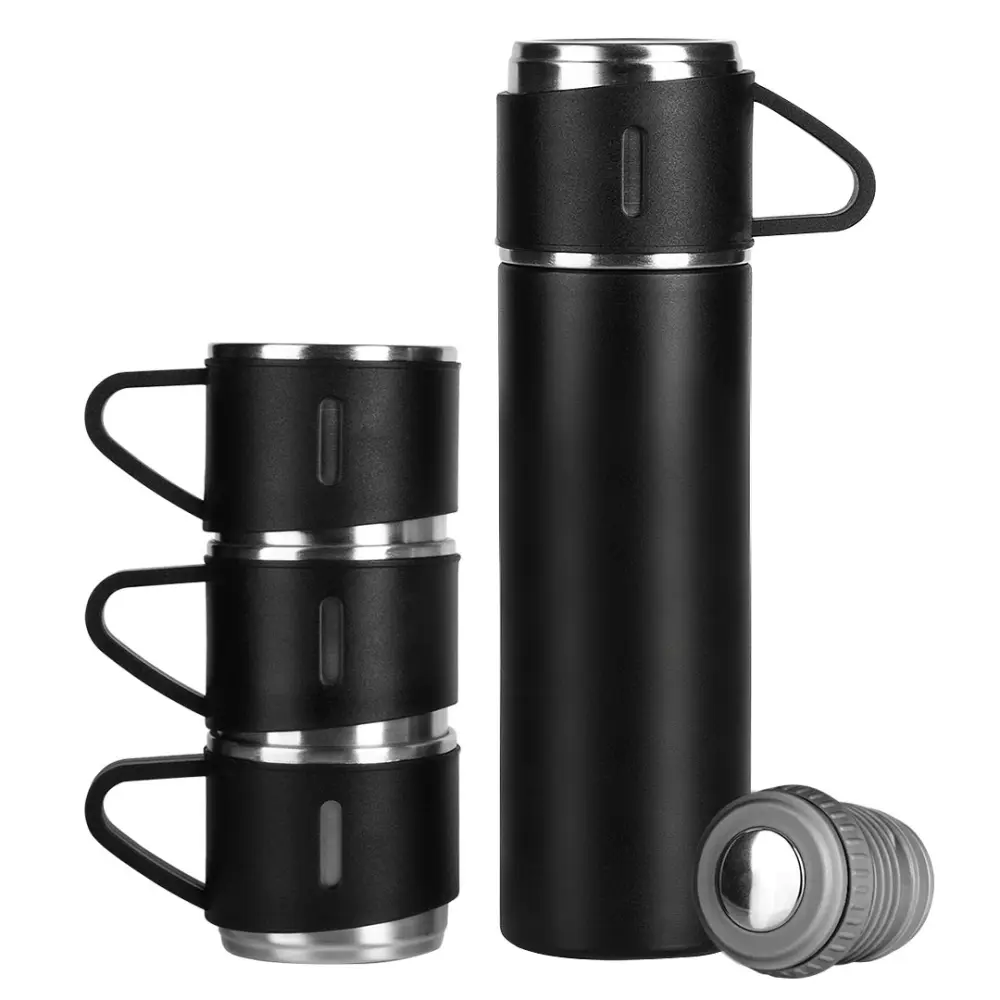 Set termovka SS Halmar 500 ml + 3 lončki