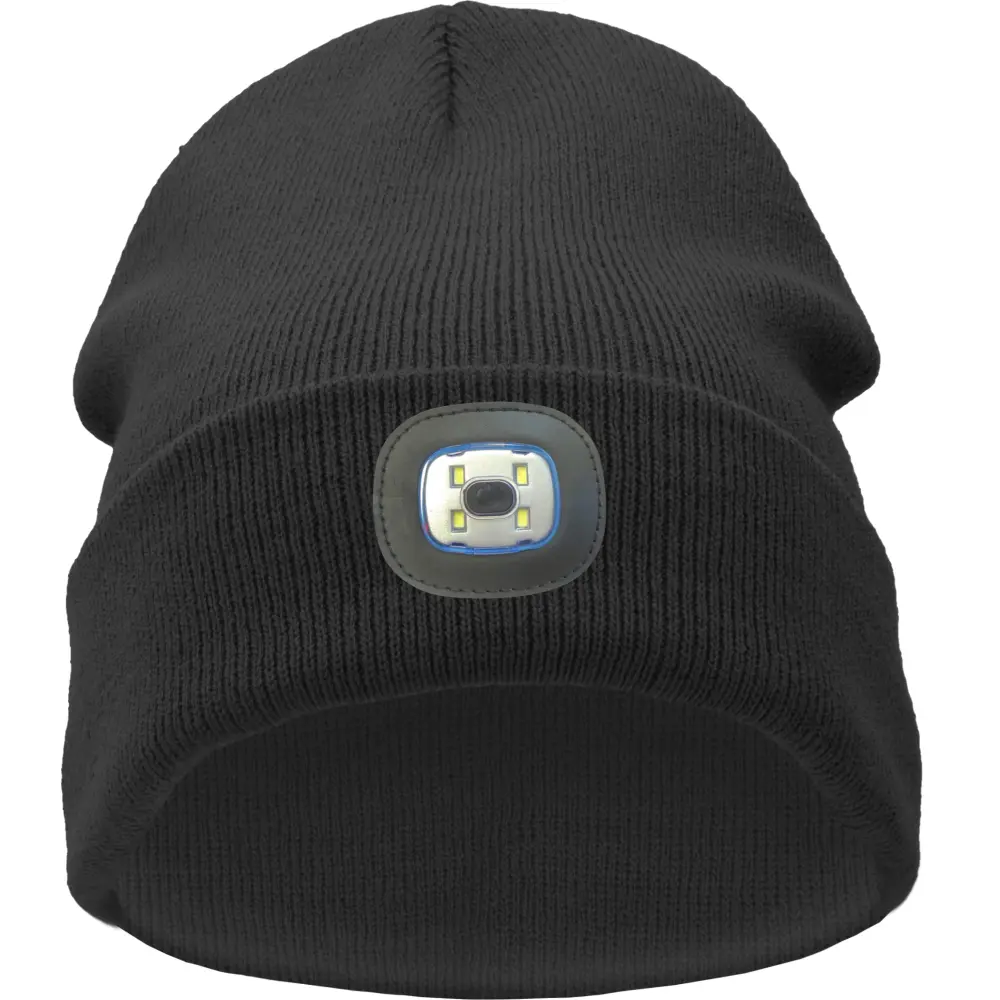 Pletena kapa Wind Light z lučko