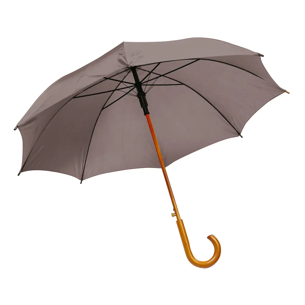 Klasični dežnik Zeus FIFO z les.ročajem