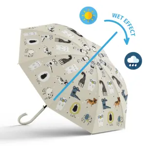 Otroški dežnik Magic wet Animals