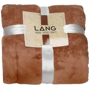 Odeja Sherpa 130X180CM rjava 400G