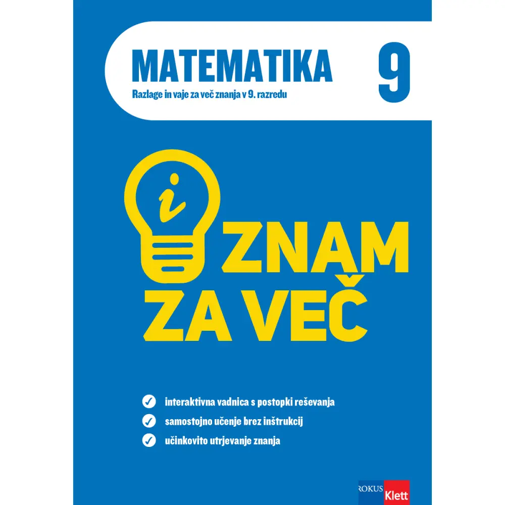 iZnam za več - Matematika 9