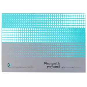 Obrazec Blagajniški prejemek A5, 6610