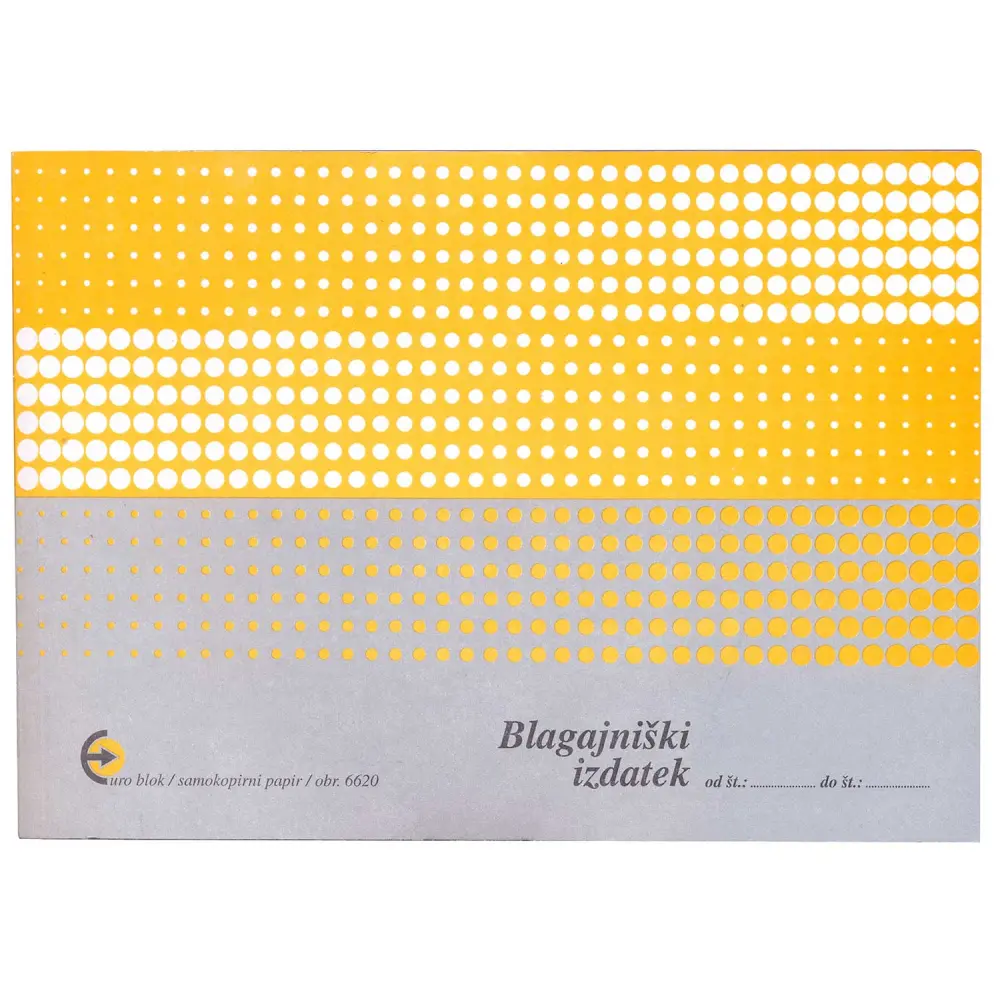 Obrazec Blagajniški izdatek A5, 6620
