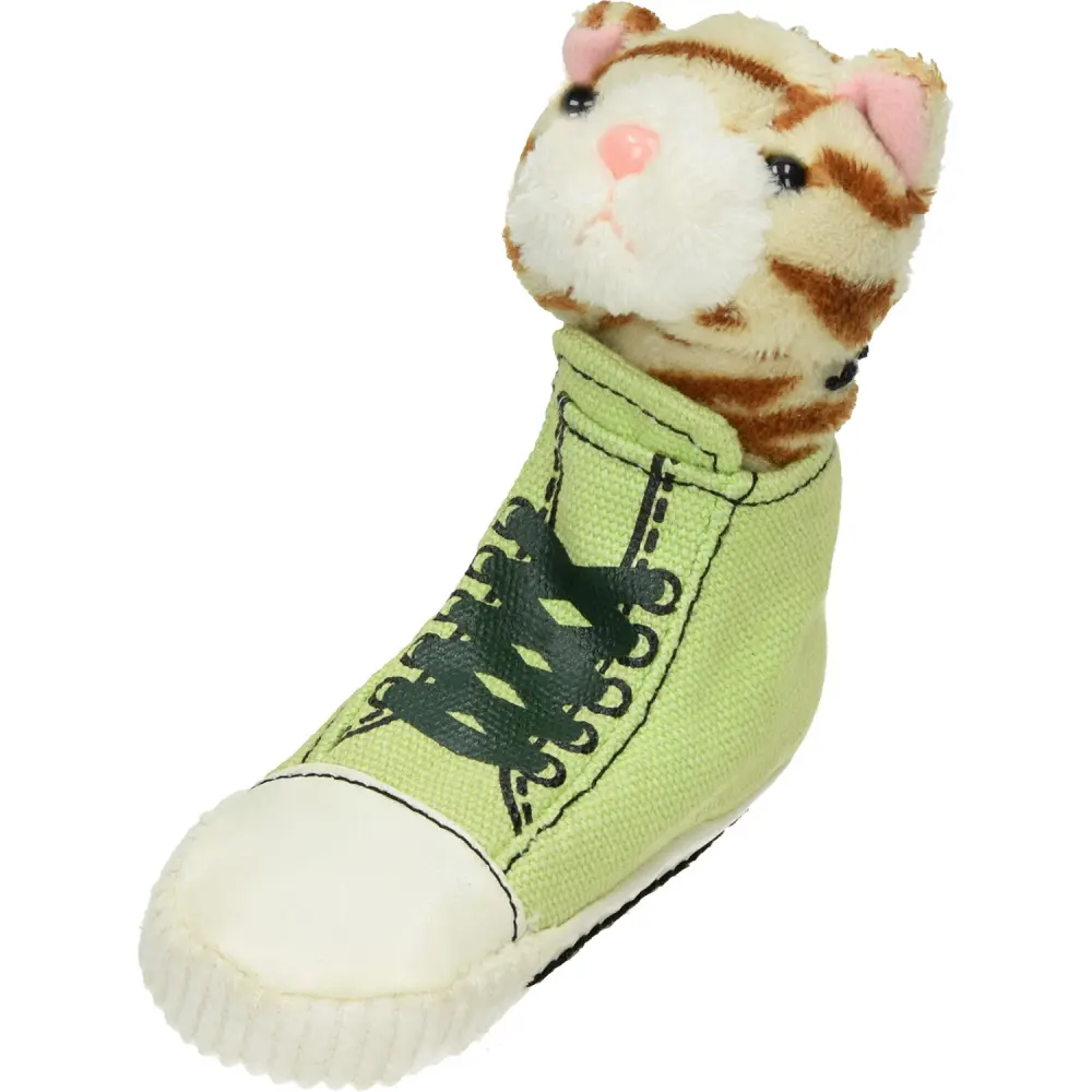 Obesek za ključe - muca v copatu