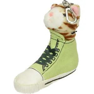 Obesek za ključe - muca v copatu